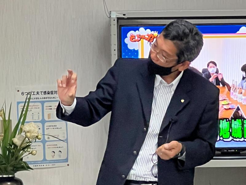 6月5日広島県世羅郡世羅町にて『微生物活性材バクチャー』を使ったお米を作られている岡山の農家の東さんに講演をしていただきました。